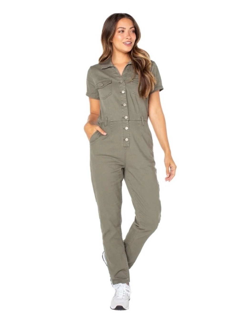 Celebrity Pink Utility Jumpsuit size L